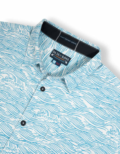 ROLL TIDES - LIGHT BLUE 7-SEAS™ BUTTON UP