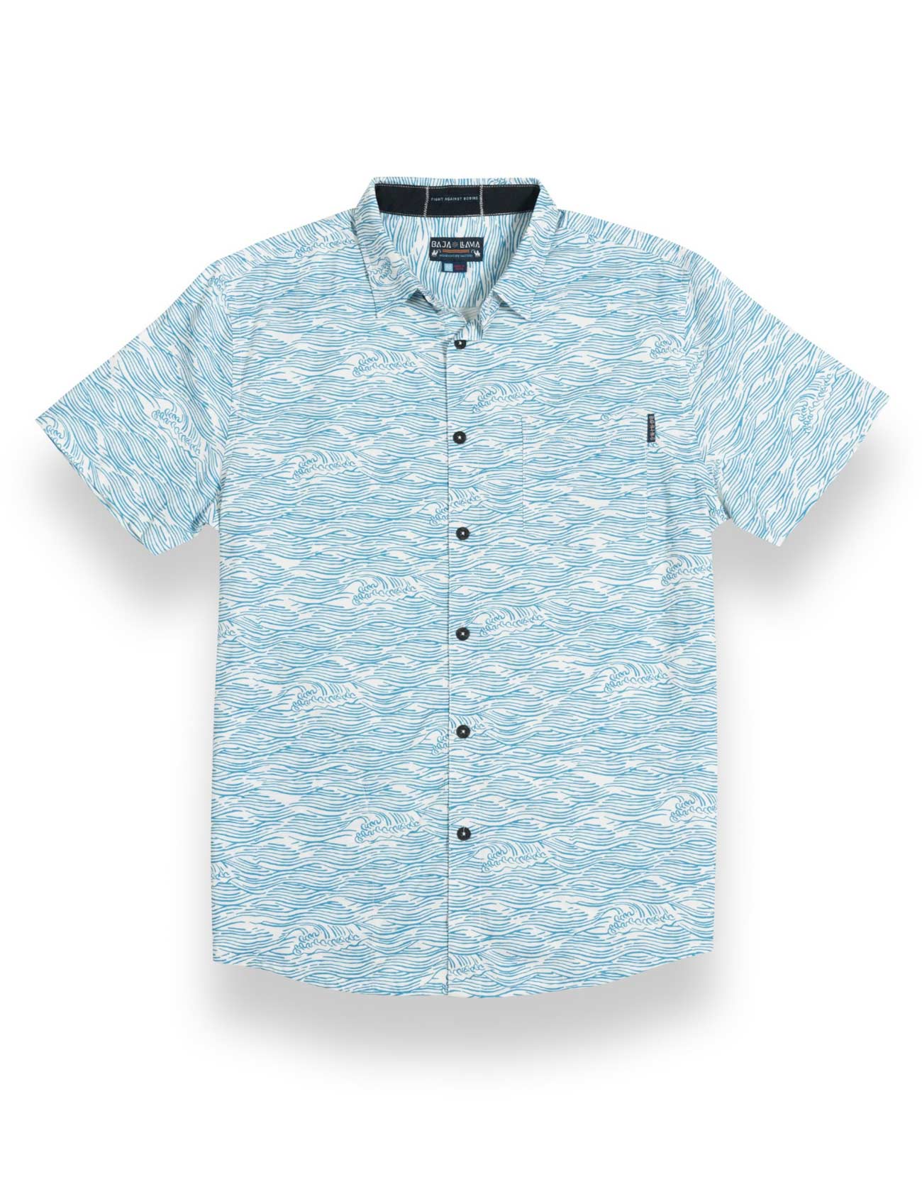 ROLL TIDES - LIGHT BLUE 7-SEAS™ BUTTON UP