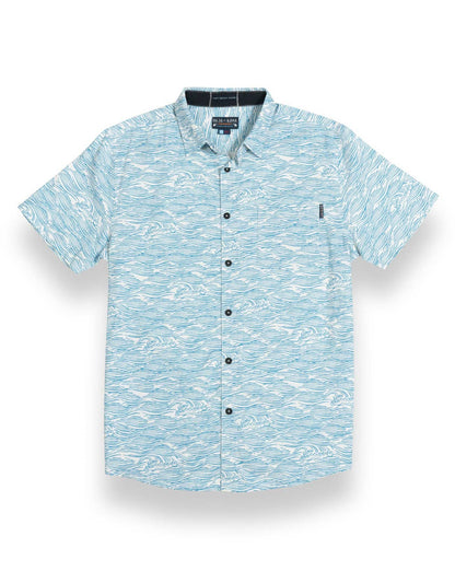 ROLL TIDES - LIGHT BLUE 7-SEAS™ BUTTON UP
