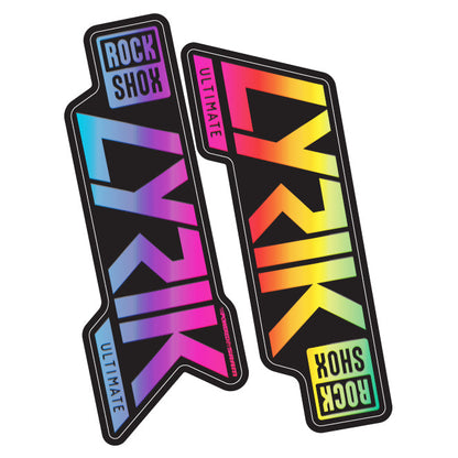 Metallic RockShox Lyrik Fork Decal