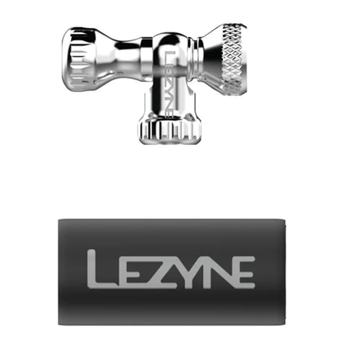 Lezyne Control Drive Co2 Slip fit head only Silver