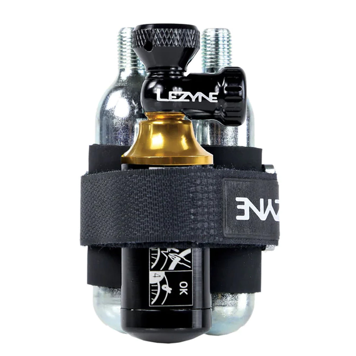 Lezyne CO2 Blaster Inflater and Tubeless Repair Kit with two 20g Cartridges