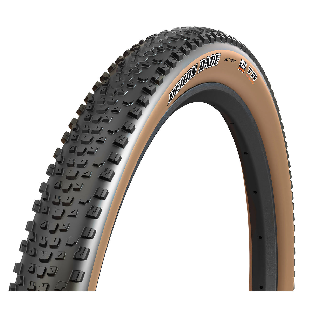 Maxxis Rekon Race Tire - 29 x 2.25 Tubeless Folding Black/Dark Tan Dual EXO