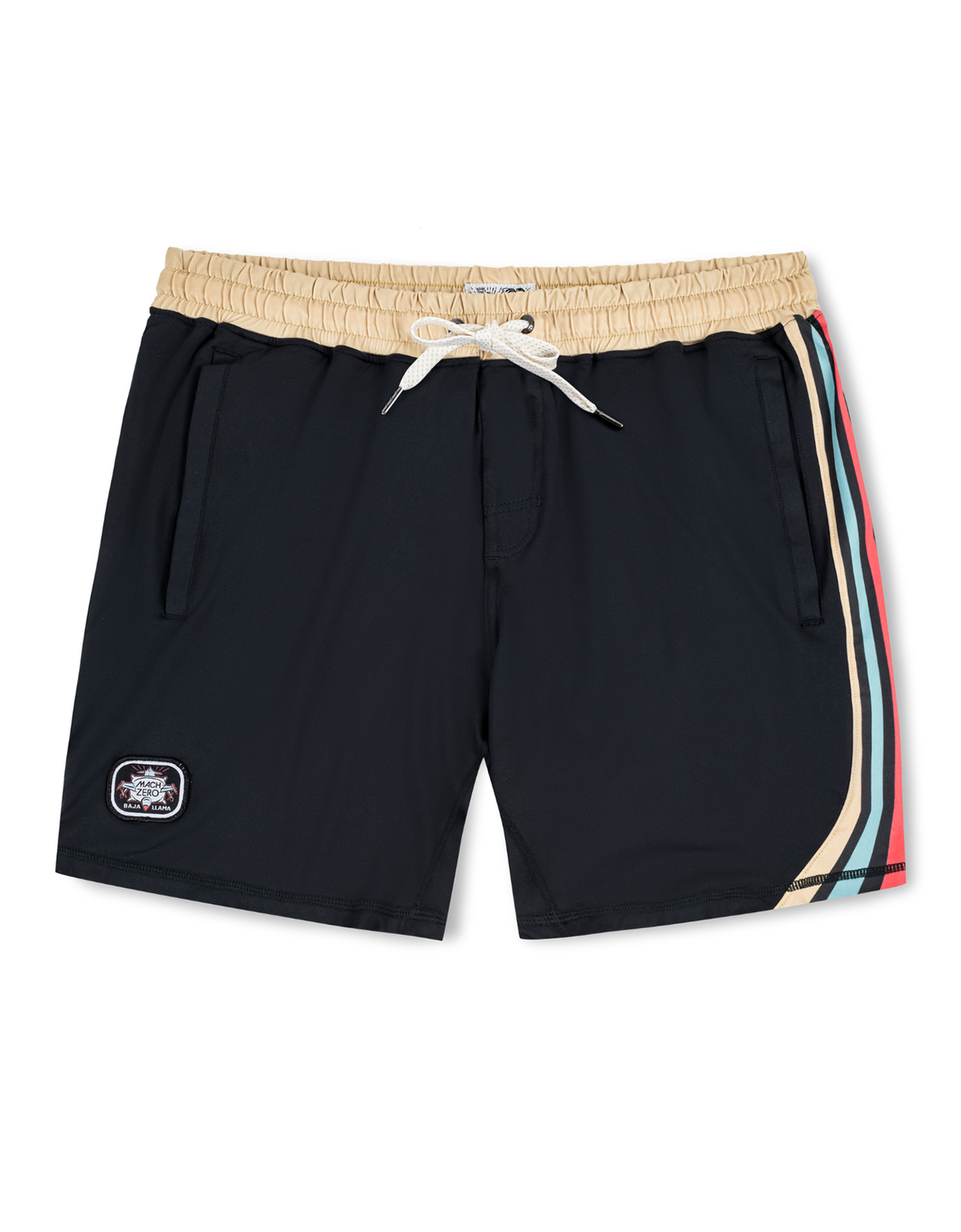 MACH ZERO LOUNGE SHORTS - RETRO BLACK