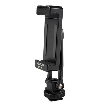 Linkogear Aluminum Phone Clamp Mount 360° Rotating Cold Shoe Tripod
