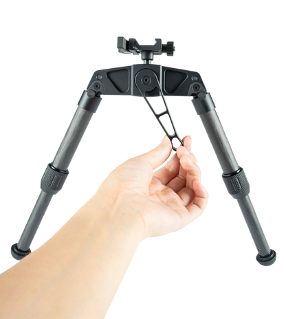 Linkogear HB-C03-BLK Carbon Fiber Bipod Picatinny & ARCA Monoball Fix 26mm Mount