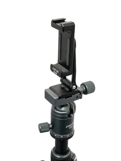 Linkogear Aluminum Phone Clamp Mount 360° Rotating Cold Shoe Tripod