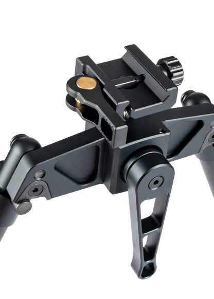 Linkogear HB-C03-BLK Carbon Fiber Bipod Picatinny & ARCA Monoball Fix 26mm Mount