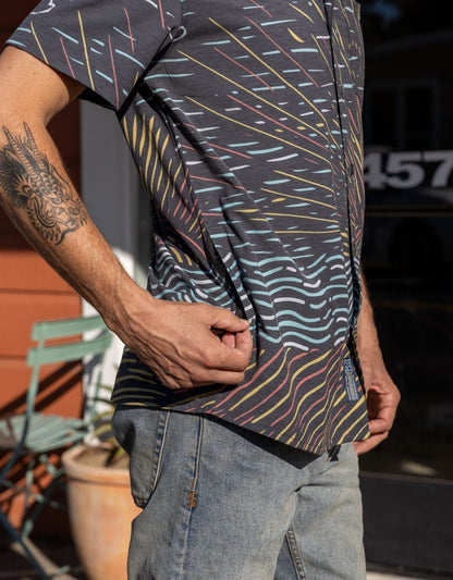 SUNBURST BLACK - VAGABOND™ BUTTON UP