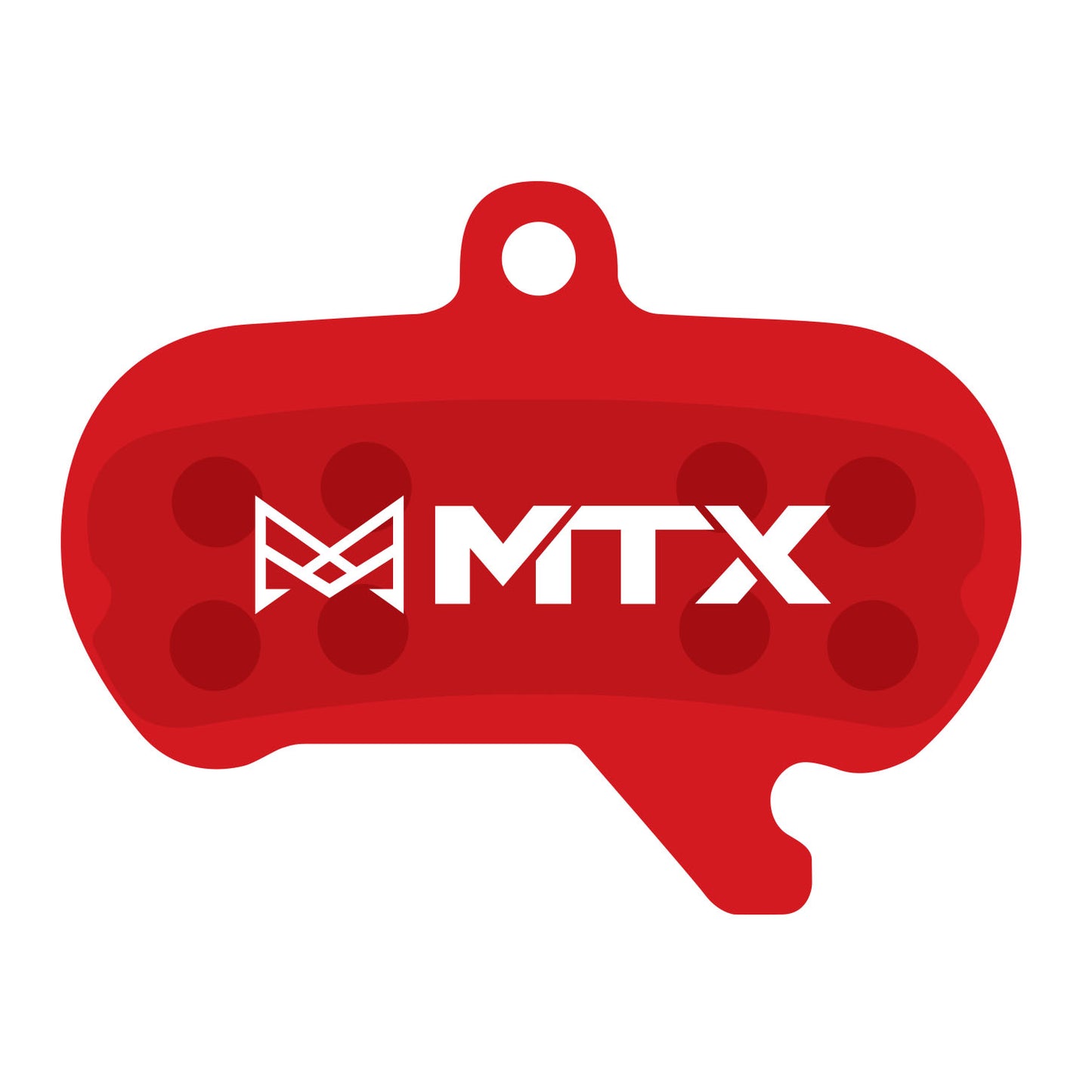 MTX Red Label RACE Disc Brake Pads - Ceramic/Kevlar Compound SRAM Maven 4-Piston Single Set