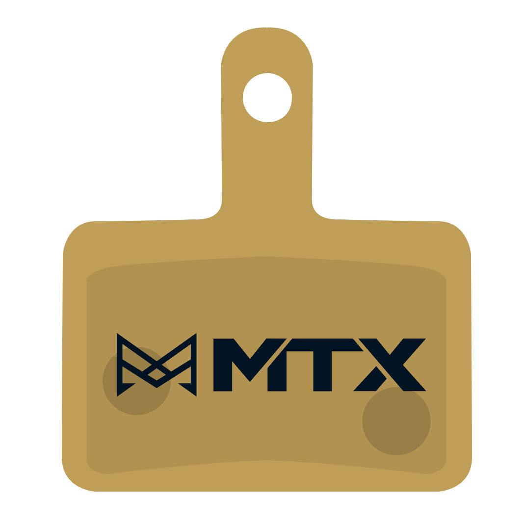 MTX Gold Label HD Disc Brake Pads - Ceramic/Kevlar Compound Shimano Deore 2-Piston Single Set