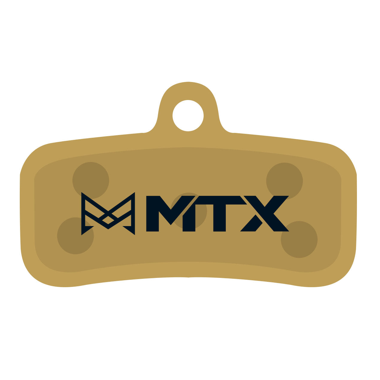 MTX Gold Label HD Disc Brake Pads - Ceramic/Kevlar Compound Shimano TRP MTB 4-Piston Single Set