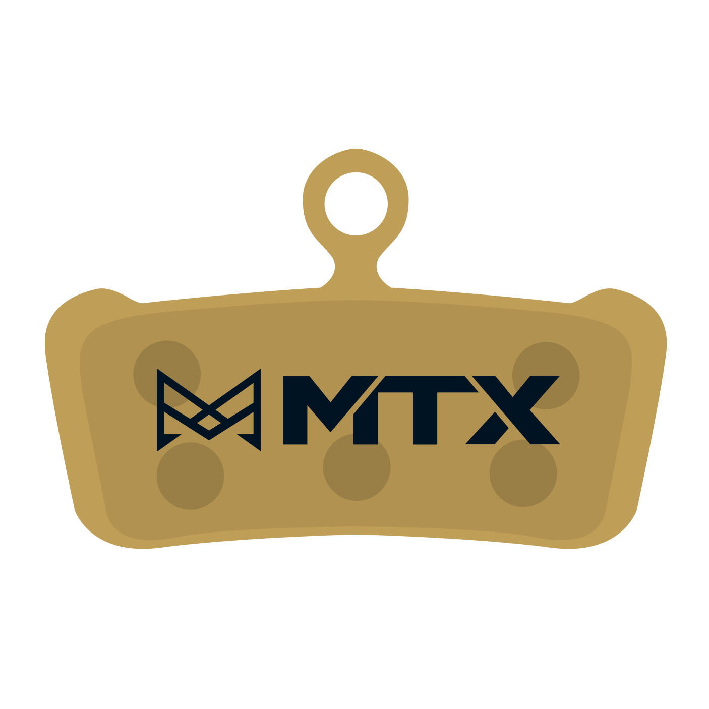 MTX Gold Label HD Disc Brake Pads - Ceramic/Kevlar Compound SRAM G2 / Guide / Level 4P / Trail 4-Piston Single Set