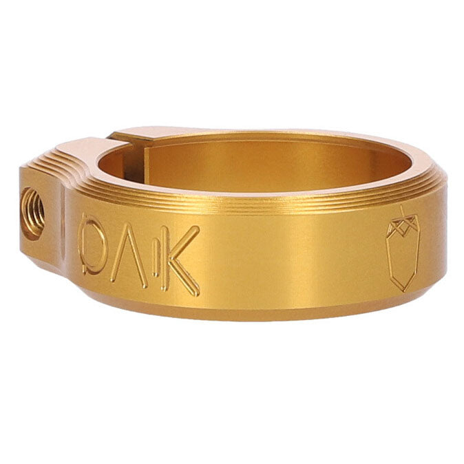 OAK Components Orbit Seatpost Clamp 36.4mm Gold