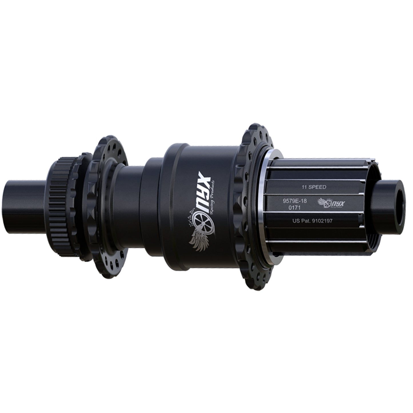 Onyx Racing Vesper R TA Hub CL 12x142mm HG 28h Matte Blk