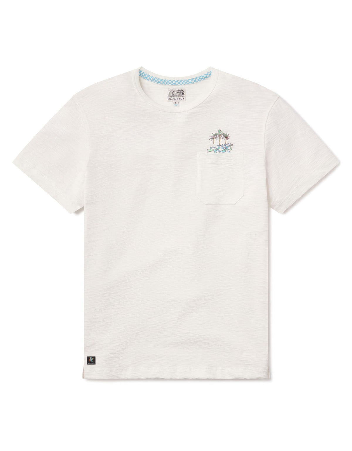 PALMY WAVES - SLUB PIMA POCKET TEE