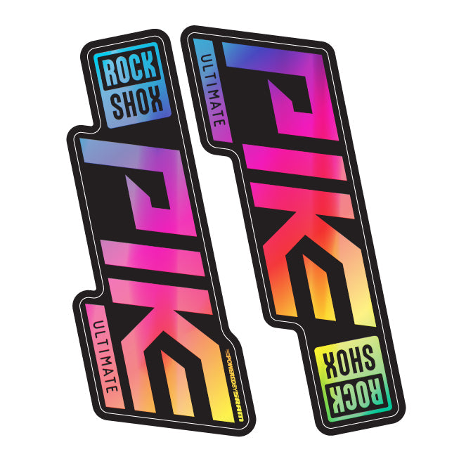 Metallic RockShox Pike Fork Decal