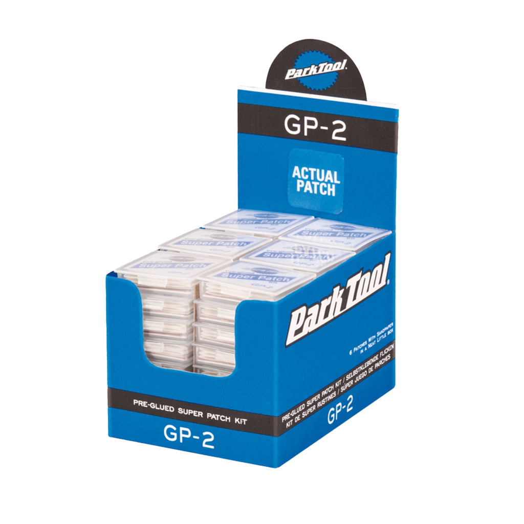 Park Tool Glueless Patch Kit: Display Box with 48 Individual Kits