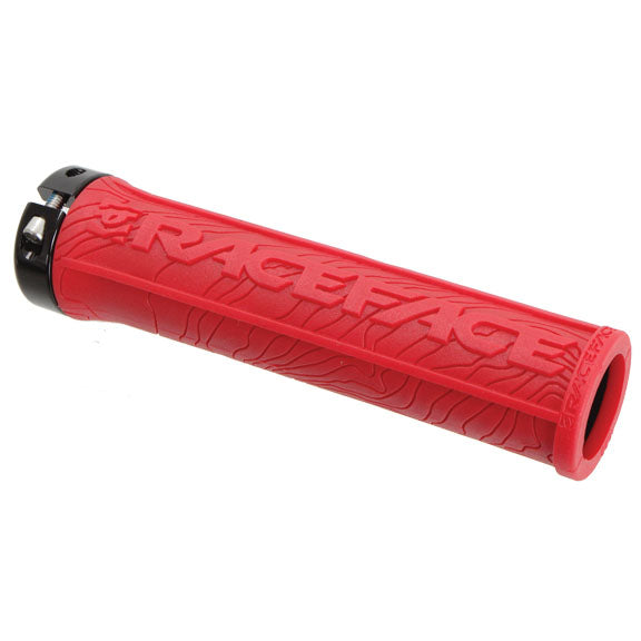 RaceFace Half Nelson Grips - Red Lock-On