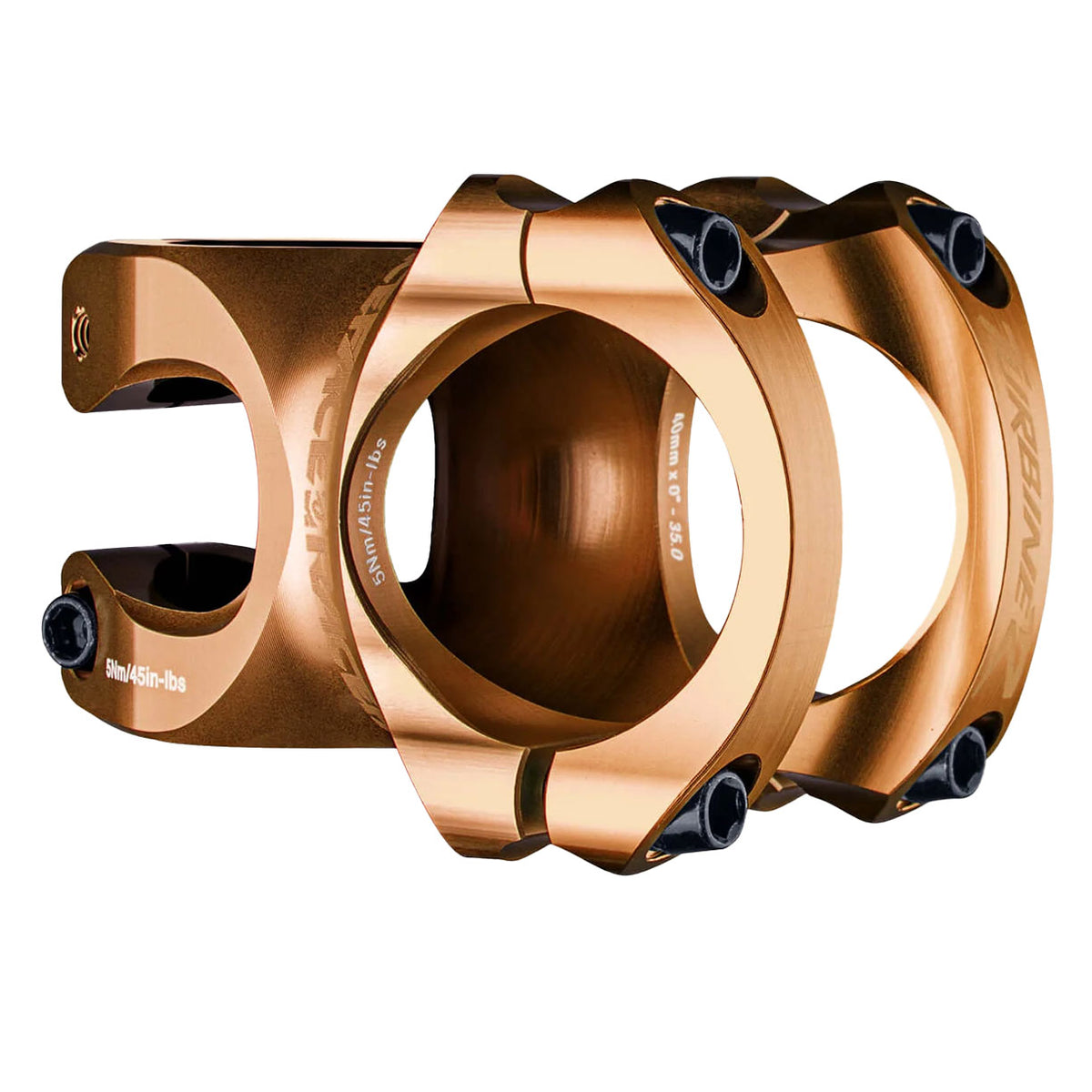RaceFace Turbine R 35 Stem - 40mm 35mm Clamp +/-0 1 1/8" Kashmoney Gold