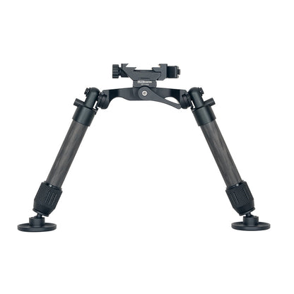 Linkogear HB-C05M Carbon Fiber Bipod Arca & Picatinny 7–10.1" - Black
