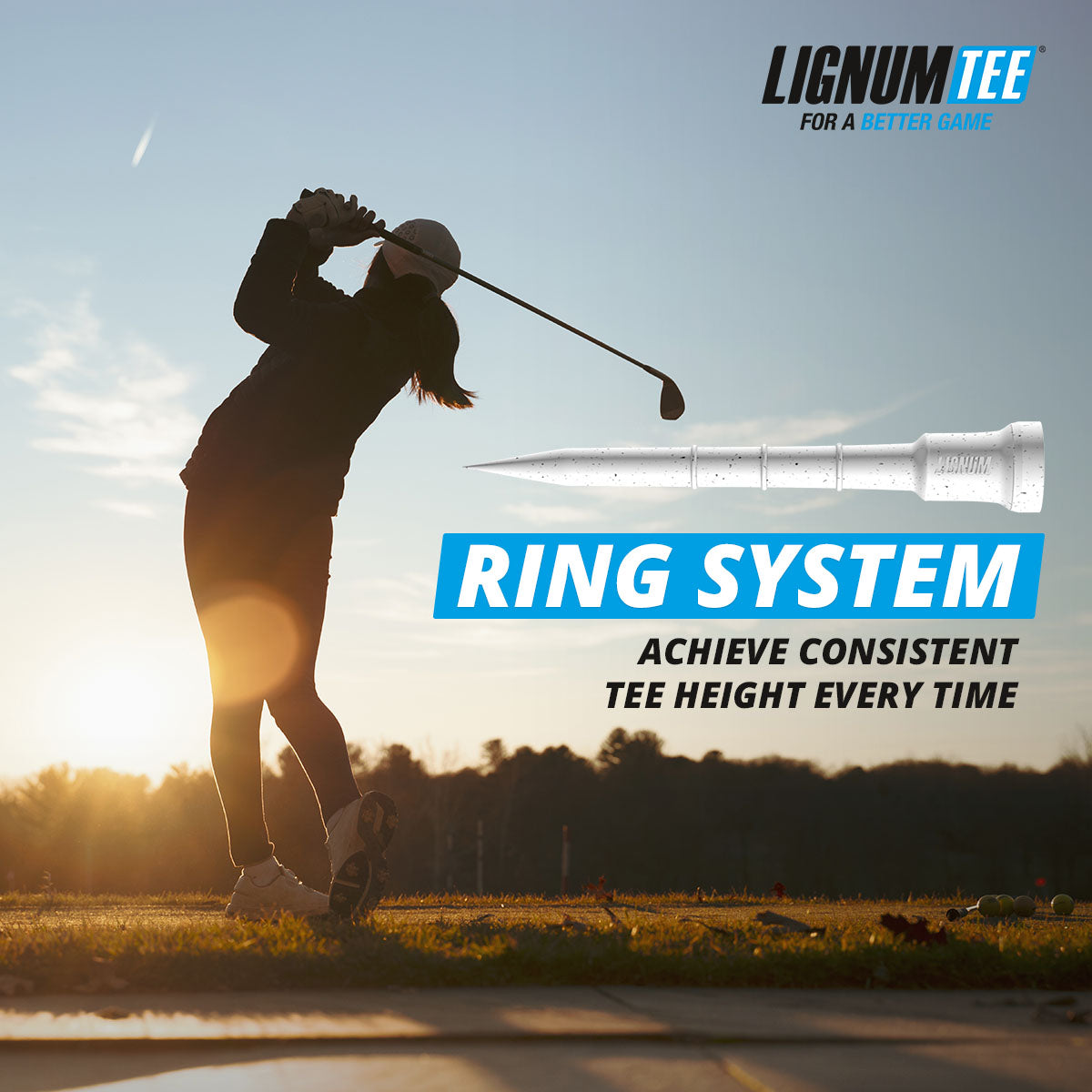 Lignum Classic Golf Tees