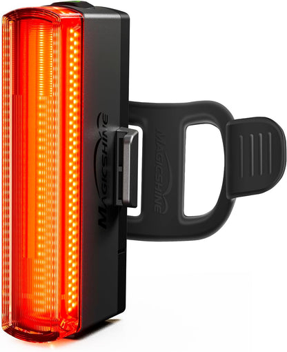 Magicshine Tail Light SEEMEE 50 V2.0, Rear Bike Light with USB C Rechargeable, 50 Lumen IPX6 Waterproof Bicycle Tail Lights for Night Riding, Smart Cycling Safety Bike Taillights