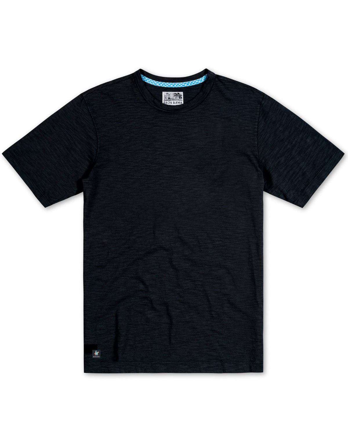 SOLID BLACK - SLUB PIMA TEE
