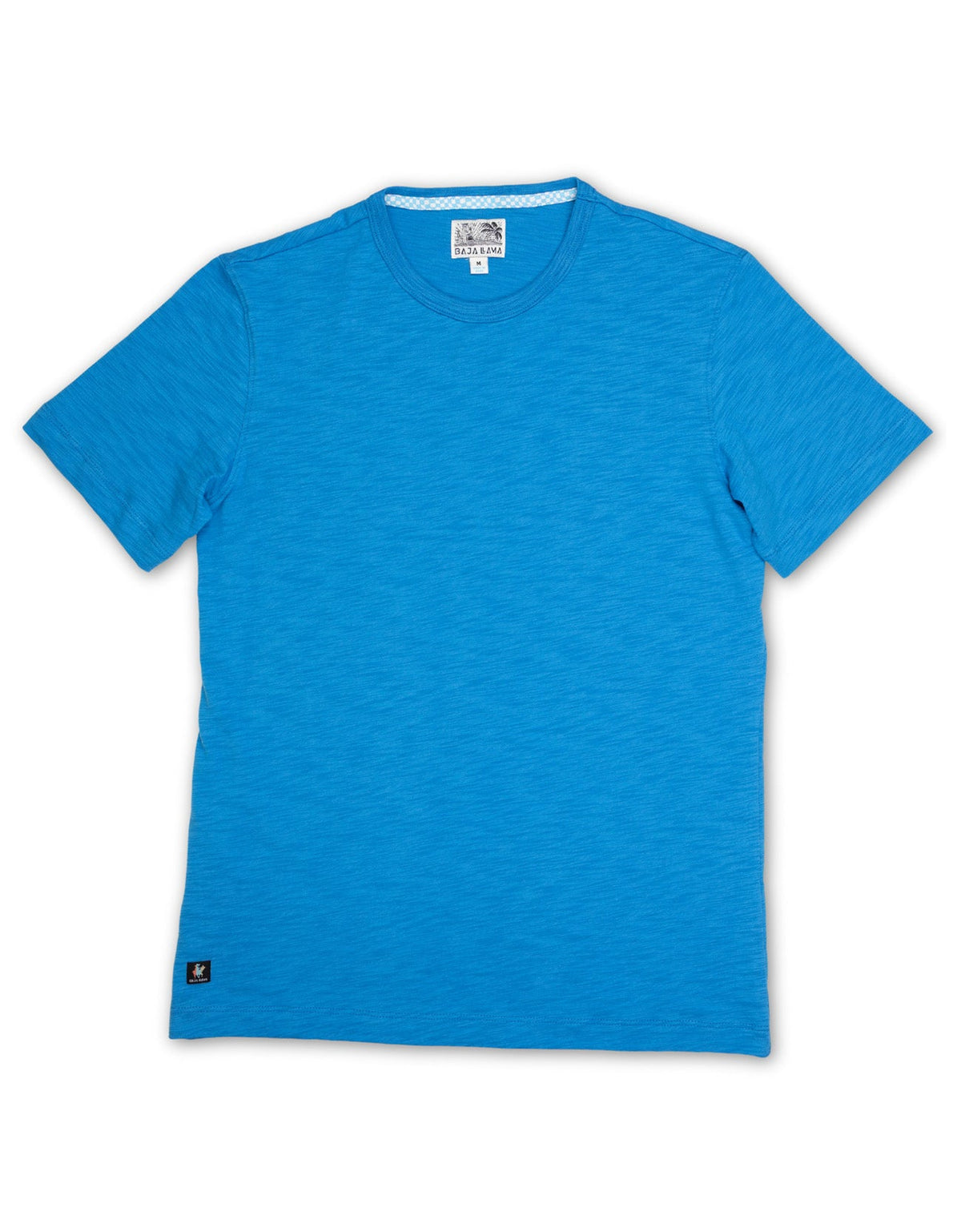 SOLID BLUE - SLUB PIMA TEE