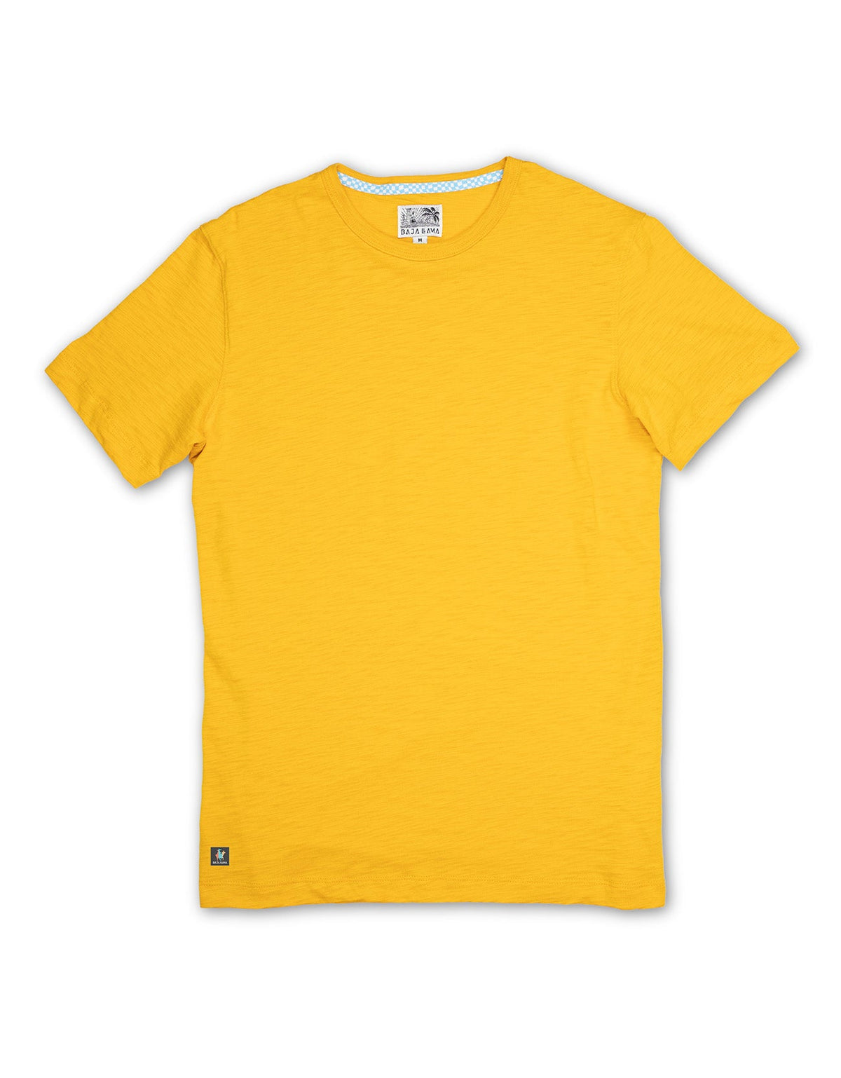 SOLID MUSTARD - SLUB PIMA TEE