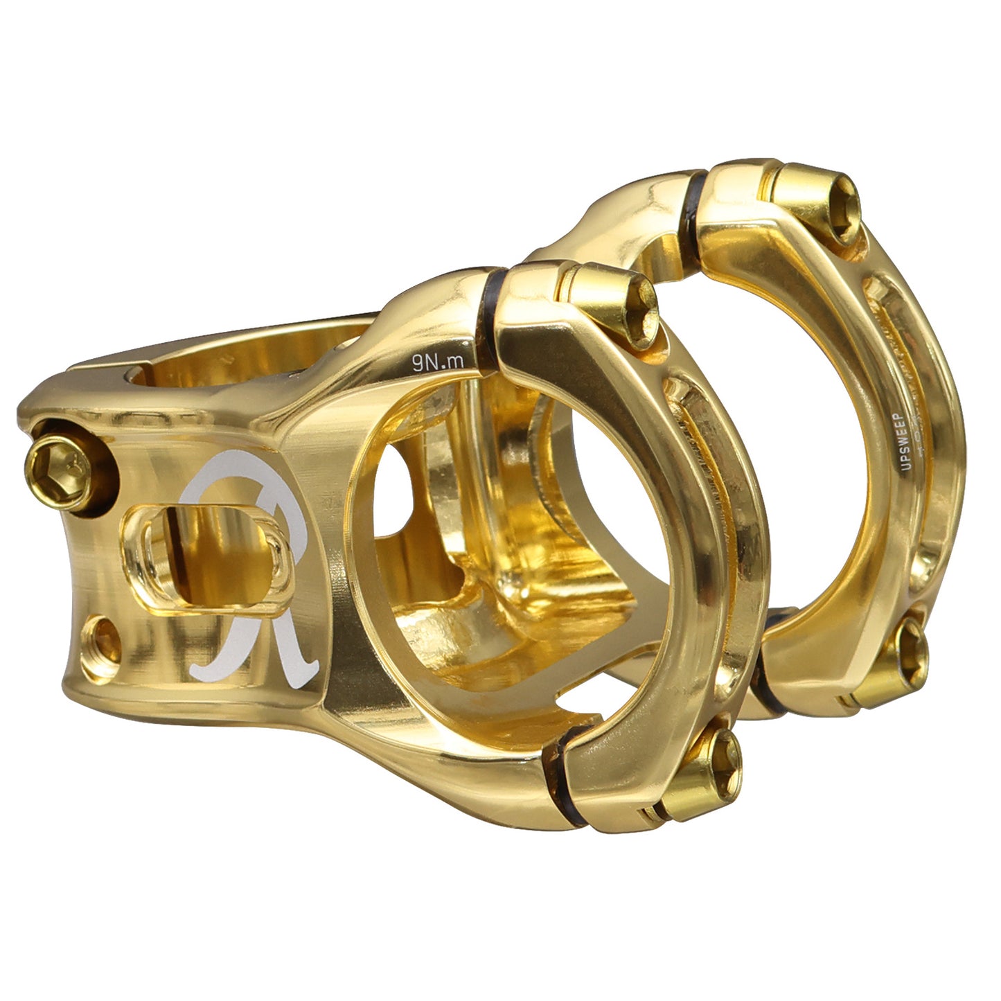 Spank Split 35 Rainier Beer Stem Gold Gold Top Cap