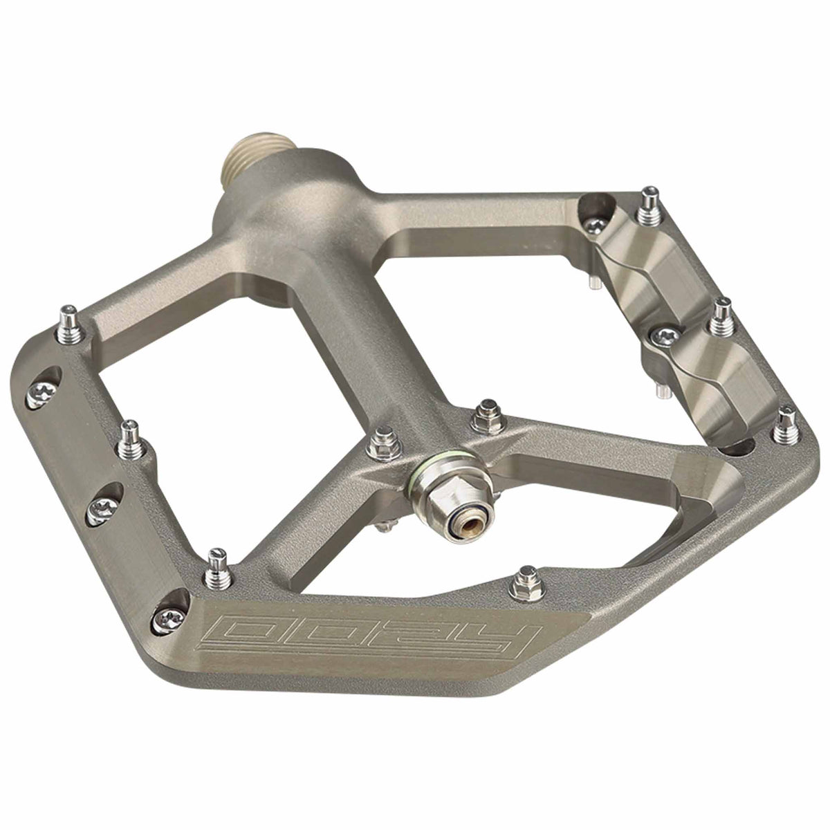 Spank Oozy Pedals - Platform Aluminum 9/16" Gun Metal