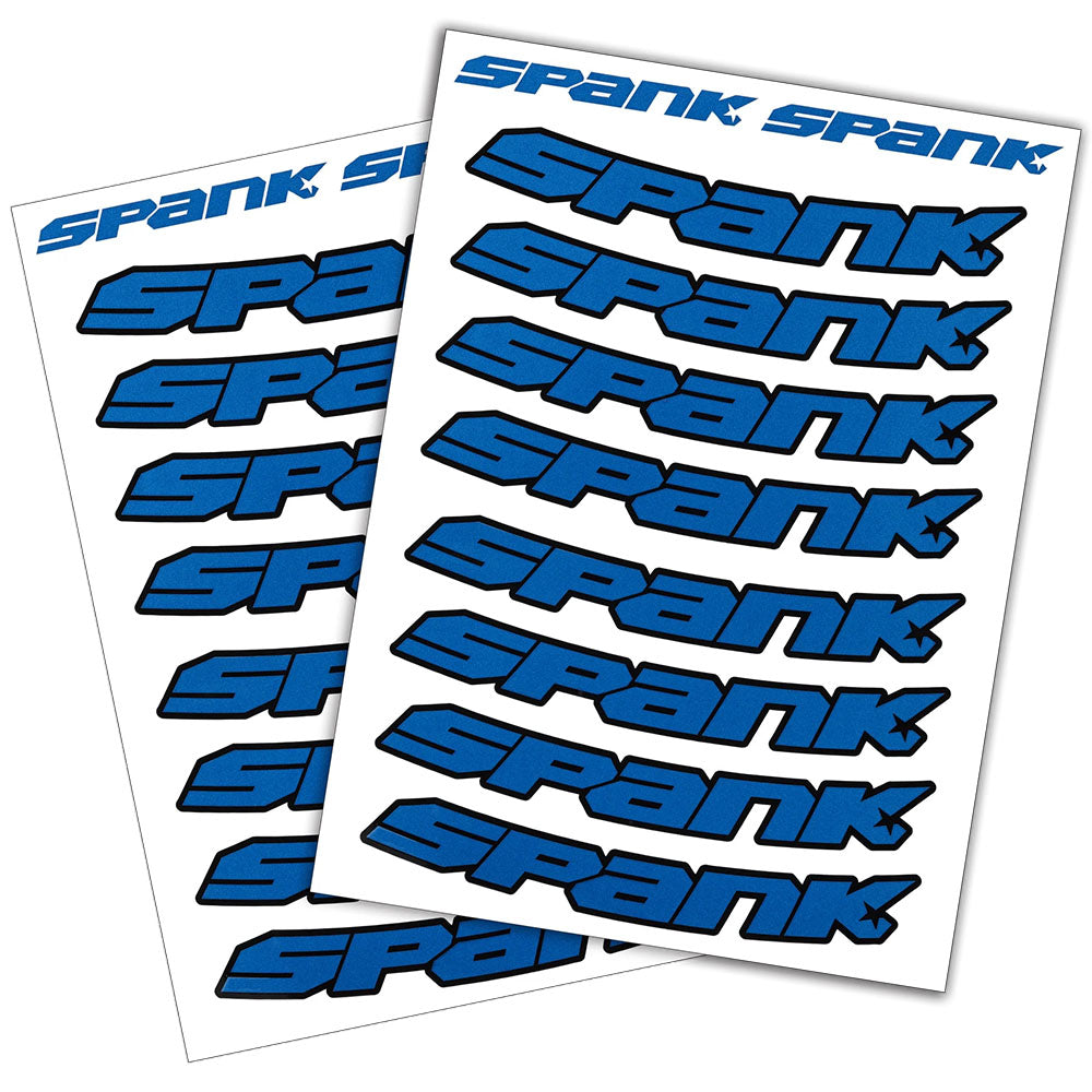 Spank Spank Rim Decals - Blue -