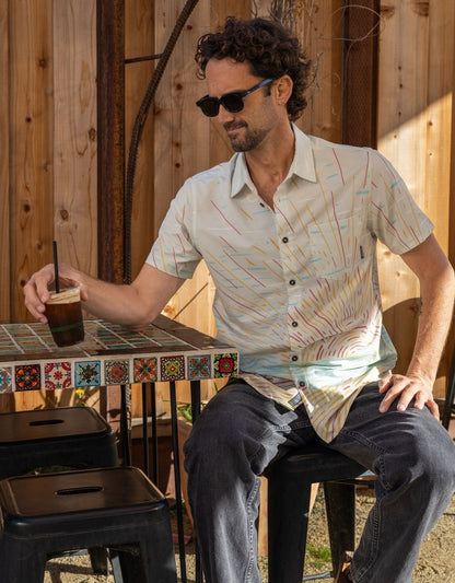 SUNBURST CREAM - VAGABOND™ BUTTON UP