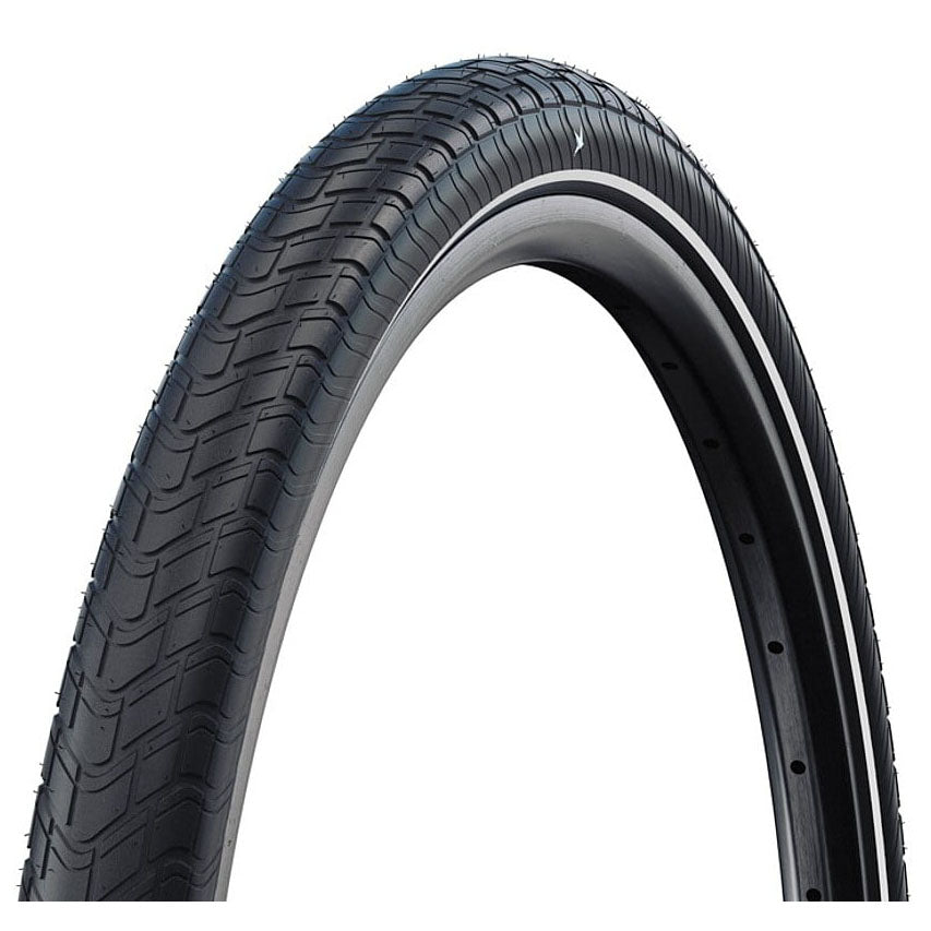 Schwalbe Motion Big Apple Tire - 700 x 60 / 29 x 2.35 Clincher Wire BLK/Reflex Standard RaceGuard Addix Green E-25