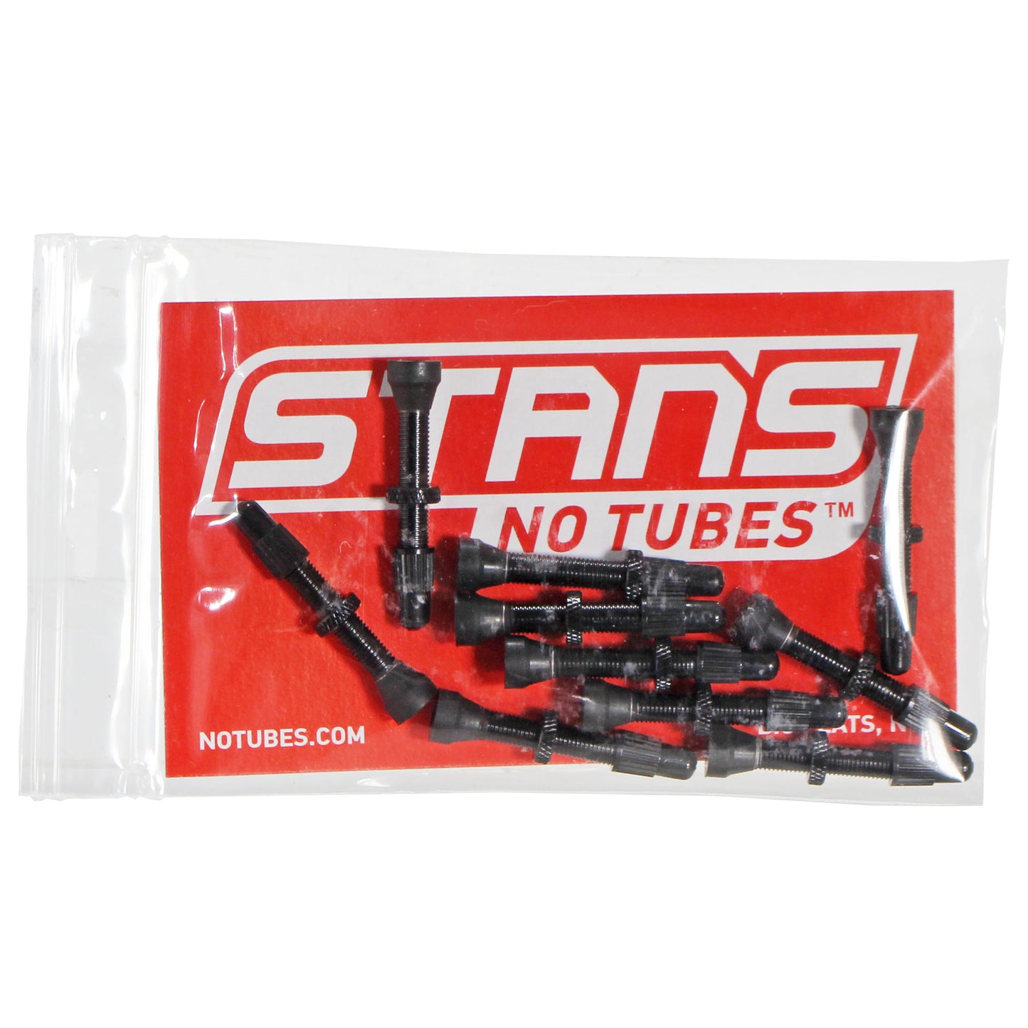 Stan's NoTubes Presta 35mm Aluminum Black 10 Pack Valve