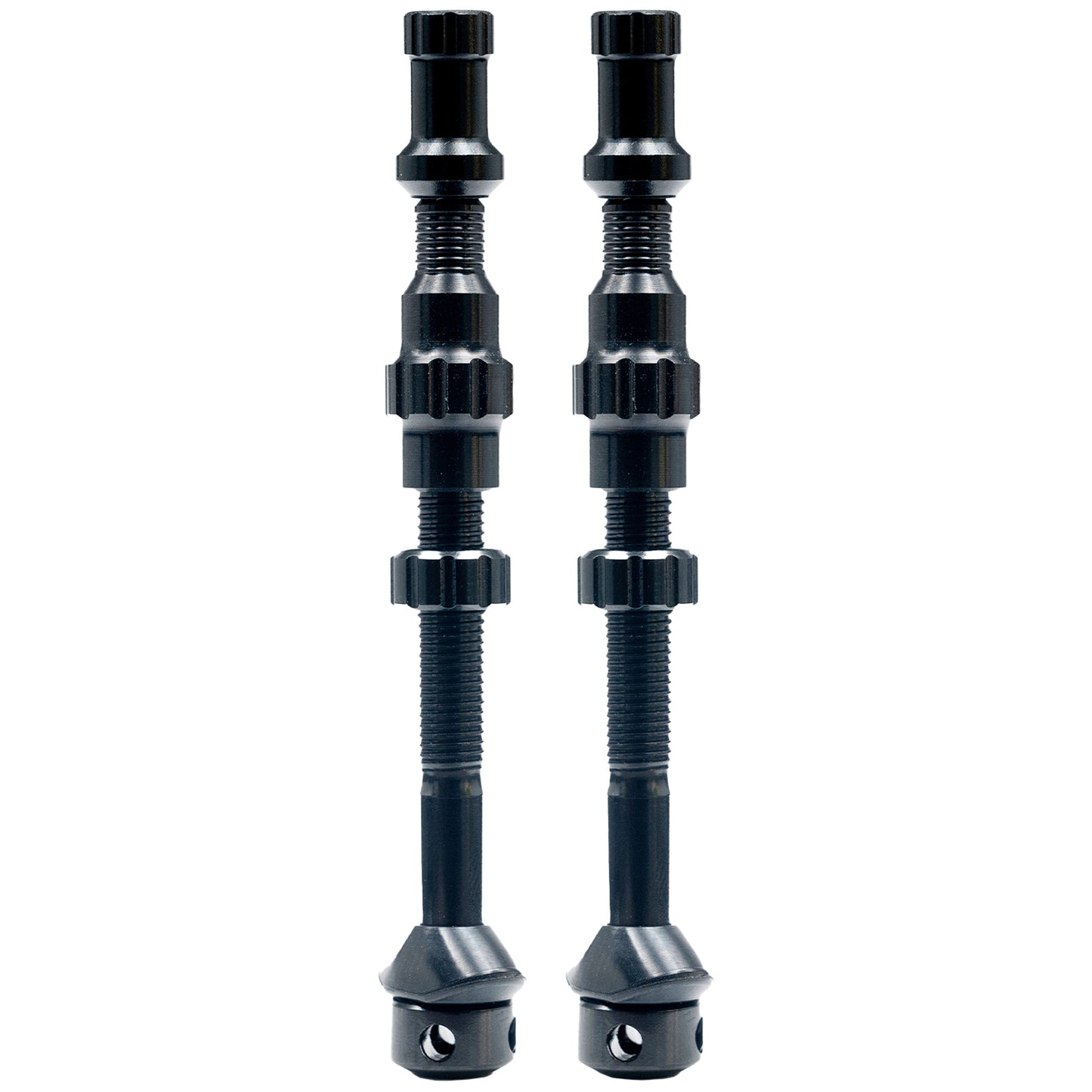 Stans Tubeless Exo-Core Valve Stems - Alloy Tall Black Pair