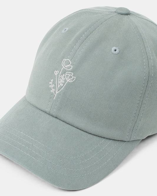 Tentree Flower Embroidery Peak Hat