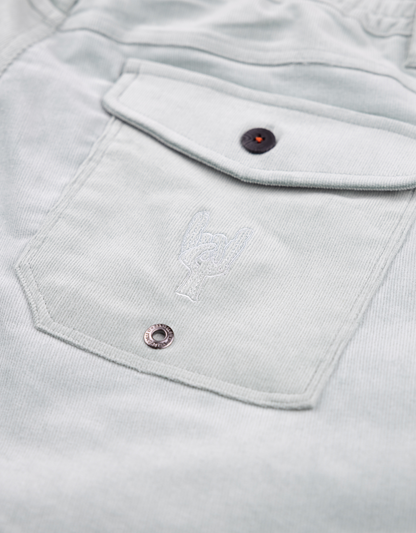 ARROYO 7" INSEAM STRETCH CORDUROY WALKSHORTS - MINT GREEN