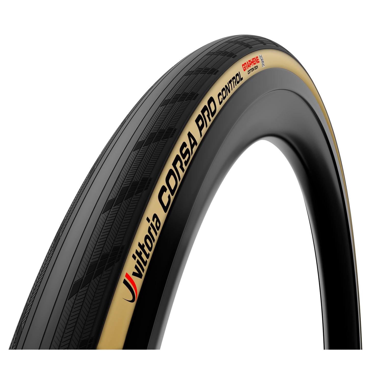 Vittoria Corsa Pro Control Tire - 700 x 34 Tubeless Folding BLK/Cotton Tan Race Graphene G2.0