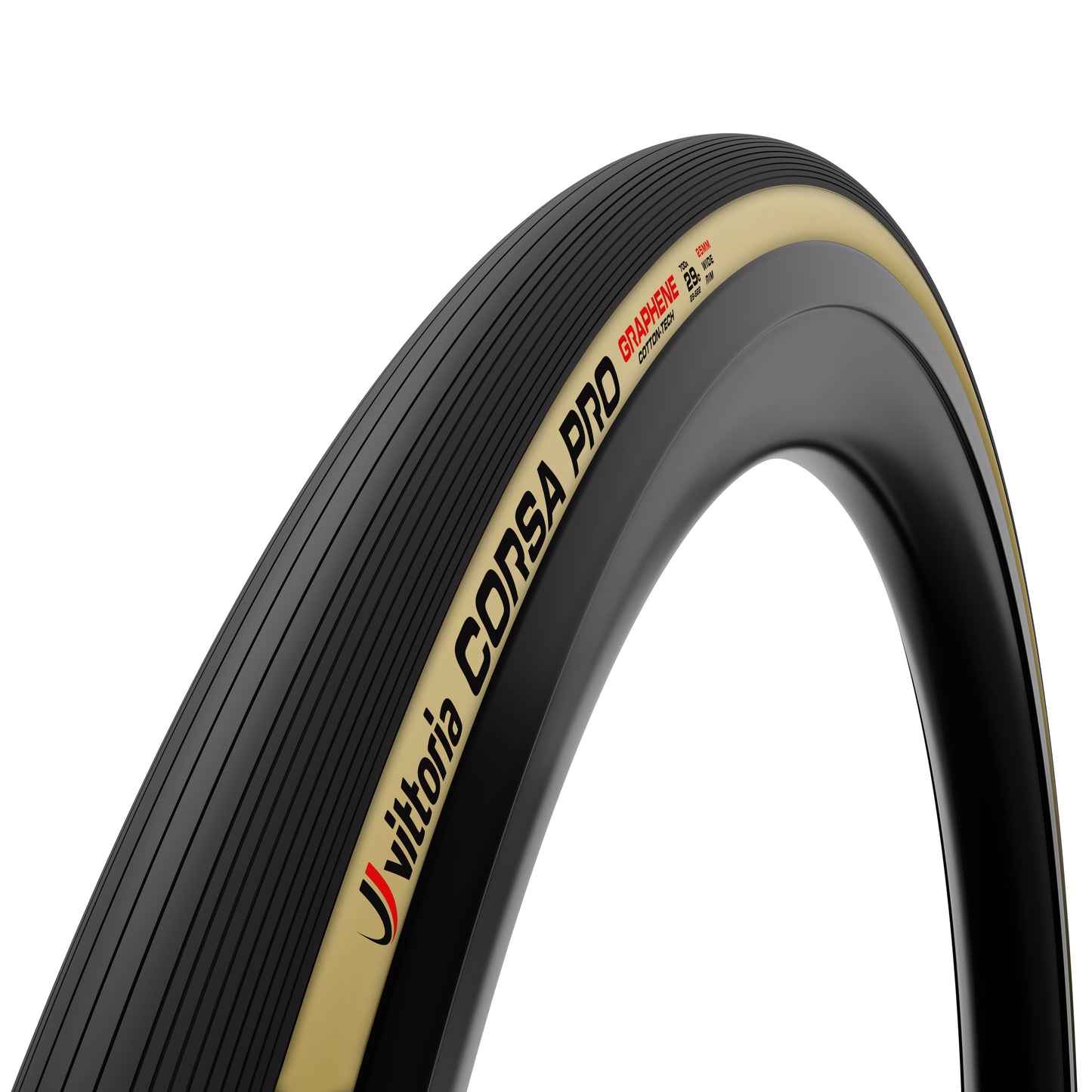Vittoria Corsa Pro Tire - 700 x 29 Tubeless Folding Black/Para G2.0 Wide Rim