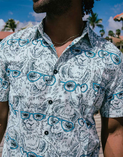 LLAMA M.D. - 7-SEAS™ BUTTON UP