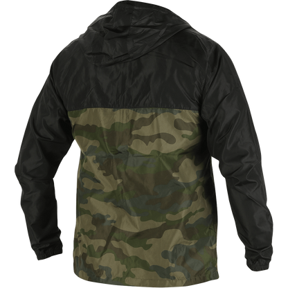 Men's Green Camo Windbreaker