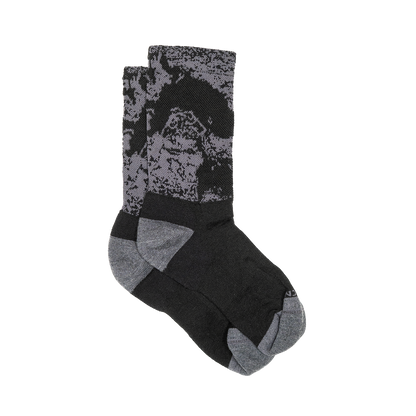 Socks - Black Strata Wool