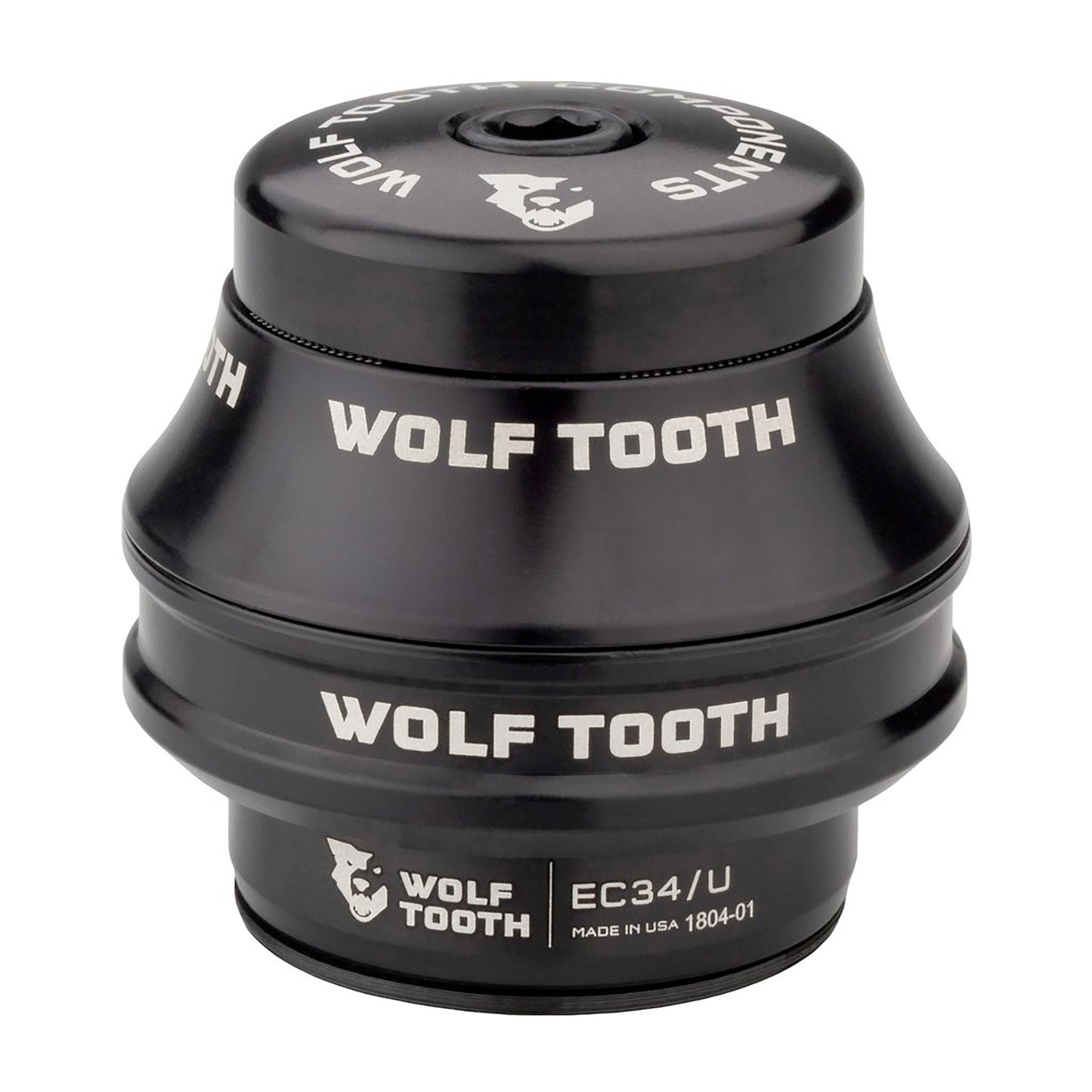 Wolf Tooth Performance Headset - EC34/28.6 Upper 16mm Stack Black