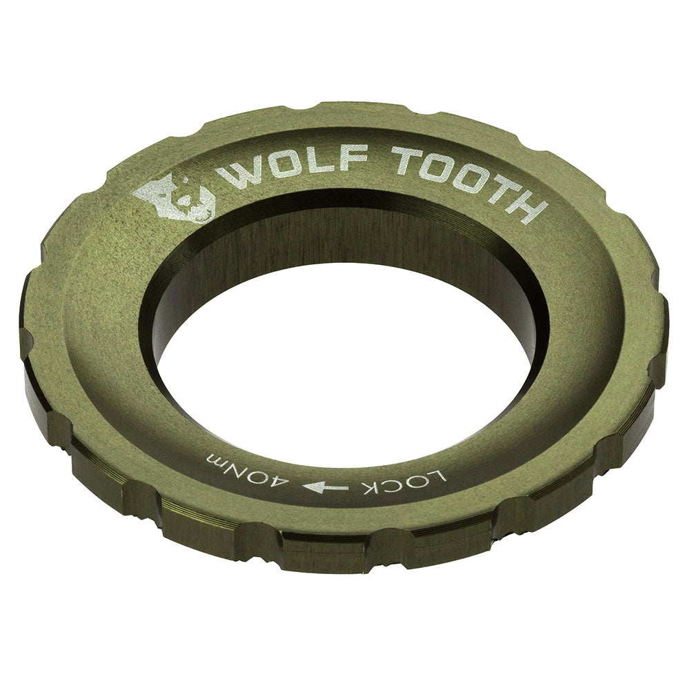 Wolf Tooth CenterLock Rotor Lockring - External Splined Olive