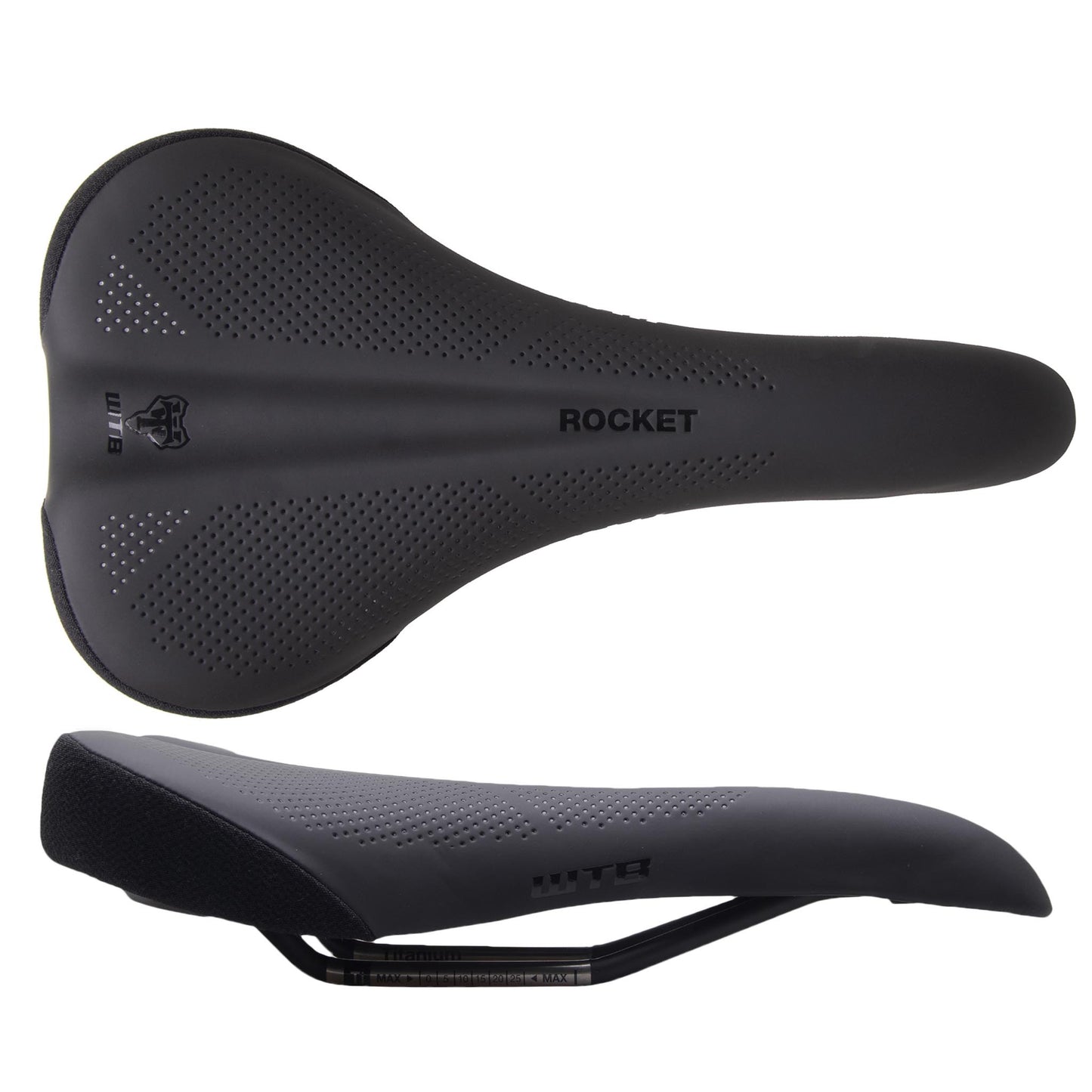 WTB Rocket Saddle - Titanium Black Wide