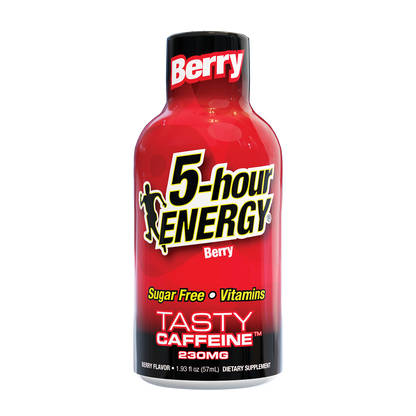 24 Pack 5-hour ENERGY Extra Strength Shots, Berry Flavor Flavor, 1.93 Fl Oz