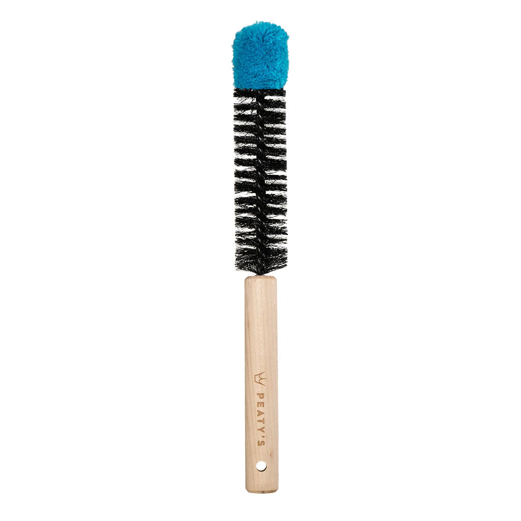 Peatys Cylindrical Detailer Brush Beech Wood