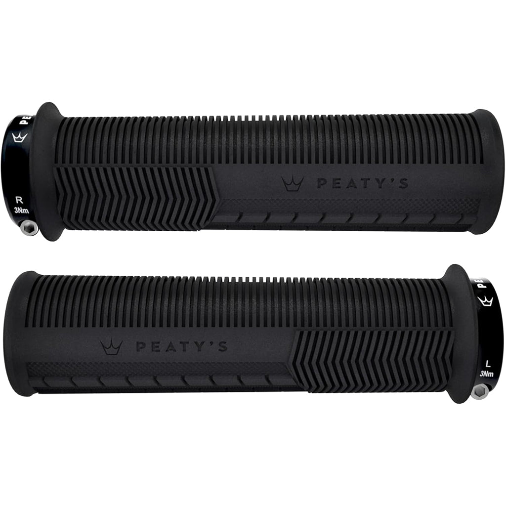 Peaty's Mushroom Thin Lock-On Grips Pair Black